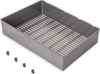 Emuca Emuca Caj&oacute;n Met&aacute;lico Para Armarios Y Vestidores Quartz, 540 (m70), Acero, Titanio