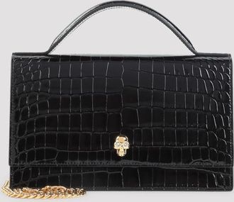 Alexander McQueen Th Medium Skull Clutch
