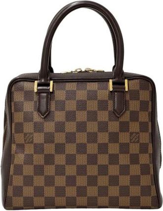 Louis Vuitton Pre-owned Damier Canvas Handbag - Dames - Vintage Handtas - Bruin - ONE Size - Vintage