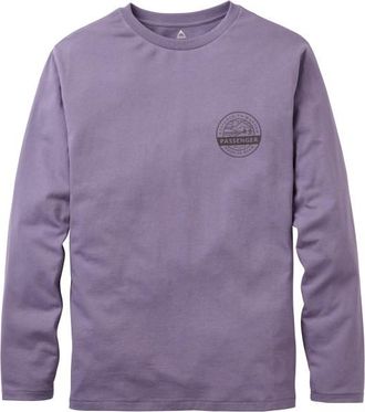 Passenger Odyssey Recycled Cotton L/S T-Shirt Longsleeve f&uuml;r Herren | rosa