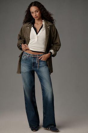 AG - Adriano Goldschmied AG Adria Low-Rise Wide-Leg Jeans