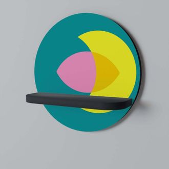 OEM Apoyo Espiritual Estante Redondo Negro