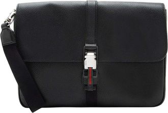 Gucci Leather Web Business Document Case (Authentic Pre-Loved)