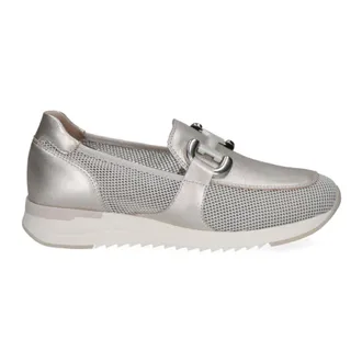 Caprice Schoenen, Dames, Grijs, 41 EU, Leer, Loafers