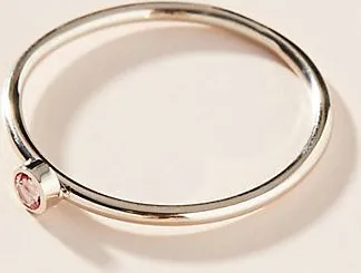 Maya Brenner Designs 14K White Gold Birthstone Ring