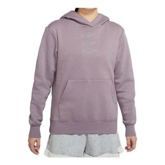 Nike (WMNS) Nike Rhinestone Fleece Hoodie Purple DH1412-580