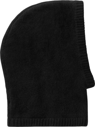Soft Goat Cashmere Balaclava - Dames - Hoeden - Zwart - ONE Size - Wol - Accessoires