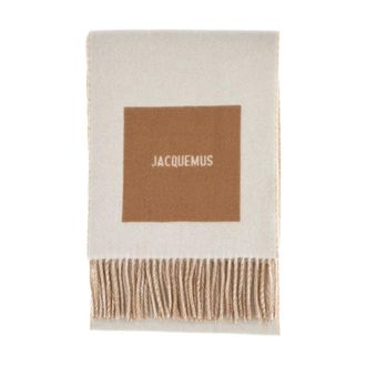 Jacquemus Collezione Sciarpe Beige - - Accessories - Donna - Beige - ONE SIZE