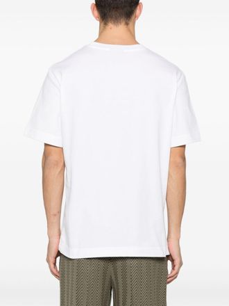 Missoni Mens Crewneck T-Shirt White Cotton T-Shirts And Polos