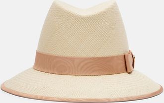 Valentino VLogo straw Panama hat