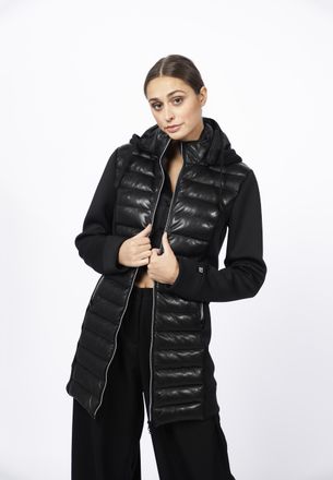 Freaky Nation Lederjacke FREAKY NATION Sanela-FN, Damen, Gr. M (38), schwarz, 50% Leder 50% Polyester, normal, Jacken Lederjacke