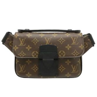 Louis Vuitton Pre-owned Monogram S Lock Sling Bag - Heren - Pre-owned - Bruin - Maat: ONE Size