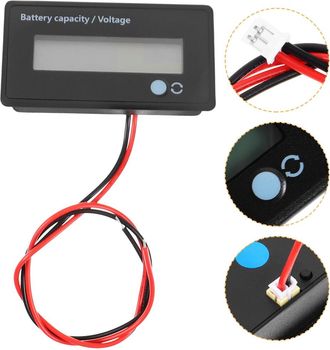 OEM Adecuado Para Comprobadores De Capacidad Y Volt&iacute;metros, Compatible Con Bater&iacute;as De 3,7 V, 12 V Y 3,2 V, Con Carcasa Impermeable Y Retroiluminaci&oacute;n