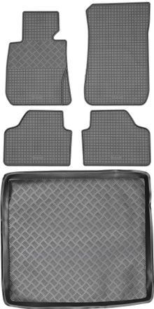 OEM Juego De Alfombrillas De Goma Para Coche Y Alfombrilla Para Maletero Para Bmw X1 E84 Crossover (2009-2016)