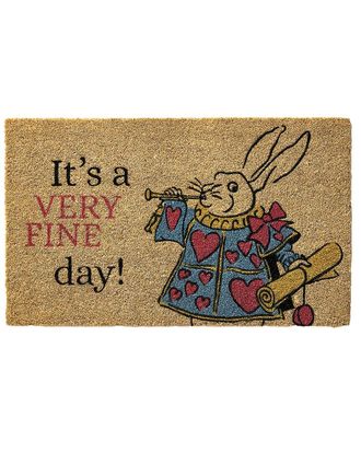 Entryways Its A Very Fine Day Coir Doormat