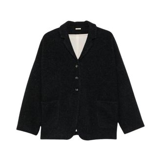 Apuntob Maatpak van scheerwol - Dames - Jassen - Zwart - Maat: M Wol