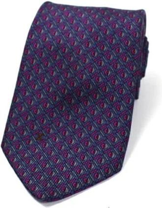 Chanel Pre-owned Cravat - Heren - Vintage Accessoires - Blauw - ONE Size - Vintage