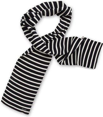 Saint James DUGUAY - Striped Scarf in Navy /Ivory at Nordstrom