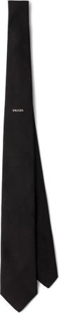 Prada Cravatta in seta - Nero