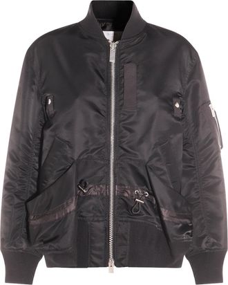 sacai Jackets Blacks And Greys-Donna