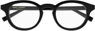 Saint Laurent Glasses, male, Black, Size: 49 MM Eyeglasses