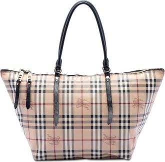 Burberry Pre-owned Burberry Medium Haymarket Check Coated Canvas Salisbury Tote Ladies S71IB2OJ078Z52OL