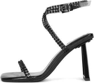 Jeffrey Campbell Platte Sandalen - Dames - Sandalen met hakken - Zwart - 37 EU - Schoenen