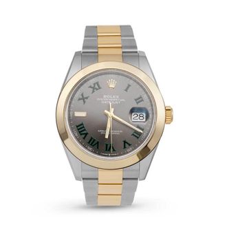 Rolex Pre-owned Rolex Datejust Automatic Chronometer Grey Dial Mens Watch 126303 GYRO