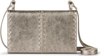 The Sak Los Feliz Leather Phone Wallet in Pyrite at Nordstrom