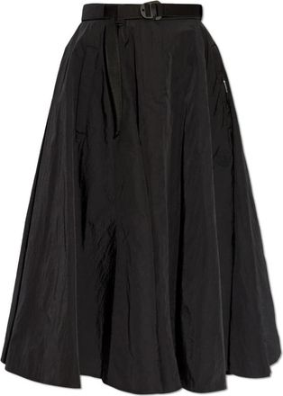 Moncler Flared Rok - Dames - Midirokken - Zwart - S - Rokken
