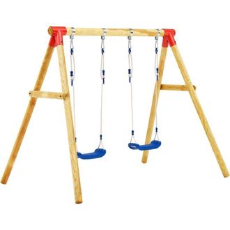 vidaXL Columpio De Madera De Pino 230x130x166 Cm Vidaxl