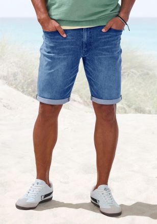 John Devin Jeansshorts JOHN DEVIN 5-Pocket Shorts, Herren, Gr. 32, N-Gr, blau, denim, Denim/Jeans, Obermaterial: 98% Baumwolle, 2% Elasthan, normal kurz, Jeans J