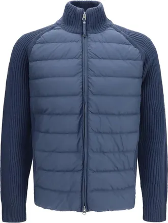 Parajumpers Cardigan Hybrid Olmo - - Jackets - Uomo - Blu - L