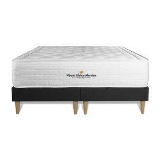 Royal Palace Bedding Royal Palace Bedding - Base Tapizada Negro + Colch&oacute;n Con Espuma Viscoel&aacute;stica 200 X 200