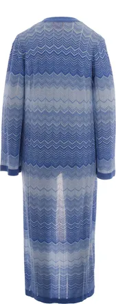 MC2 Saint Barth Womens Cardigan Tonia Sea Wave Lurex Viscose Cardigans Sweater