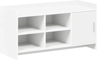 vidaXL Armario Zapatero Blanco 100 X 39,5 X 51 Cm Madera De Ingenier&iacute;a Vidaxl