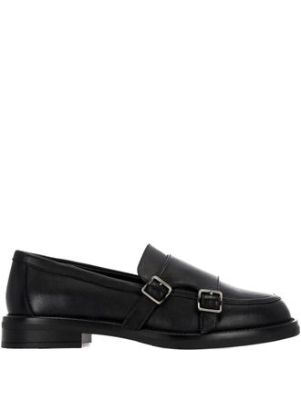 Bruno Premi buckled monk shoes - Black