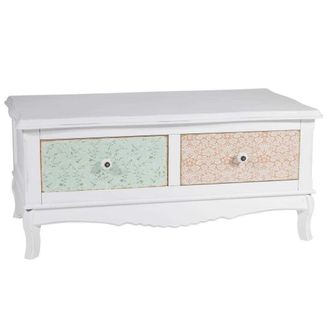 Wanderlust Deco Wanderlust Deco - Mueble Bajo De Madera Con Lacado Blanco 92x52x41