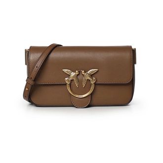 Pinko Borsa a tracolla morbida Lone One - - Bags - Donna - Marrone - ONE SIZE