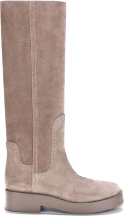 Casadei Charlie su&egrave;de knielaarzen - Beige