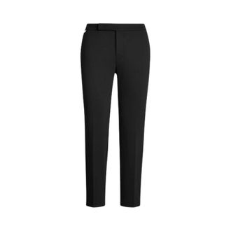Ralph Lauren Slim-fit Trousers, female, Black, Size: XL Pants