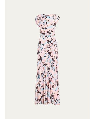 Ulla Johnson Daphne Floral Jersey Maxi Dress
