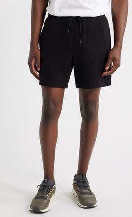Zella Waffle Knit Shorts in Black Caviar at Nordstrom Rack, Size Small