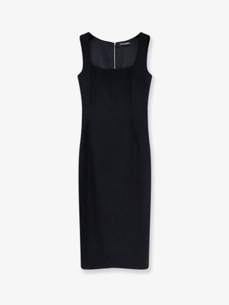 Dolce & Gabbana Vestito Midi in lana vergine - DOLCE & GABBANA - gender_Woman
