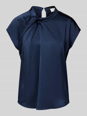 Neo Noir Neo Noir Blusenshirt mit Stehkragen in Dunkelblau, Gr&ouml;&szlig;e 34