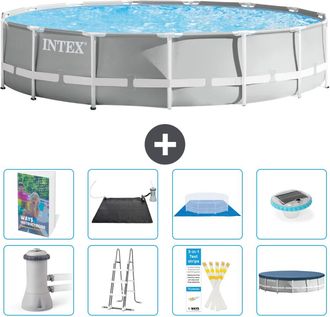 Intex Piscina Prism Frame Redonda - 457x107 Cm - 9-piezas S598