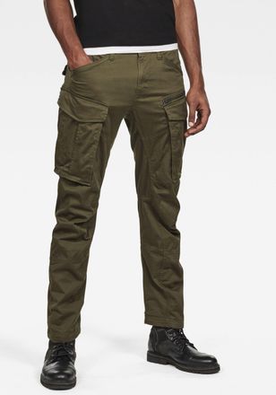 G-Star Cargohose G-STAR Rovic Zip 3D Tapered Pant, Herren, Gr. 30, L&auml;nge 34, gr&uuml;n (olivgr&uuml;n), Web, Obermaterial: 97% Baumwolle, 3% Elasthan, unifarben, norma