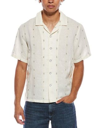Rag & Bone Avery Linen-Blend Shirt
