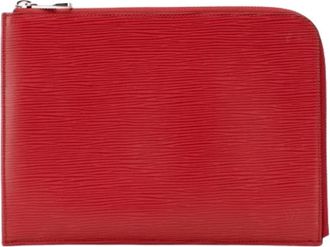Louis Vuitton Pre-owned Clutches, female, Red, Size: ONE SIZE Pre-owned Leather Clutch