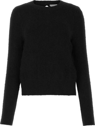 Bottega Veneta Black terry fabric sweater